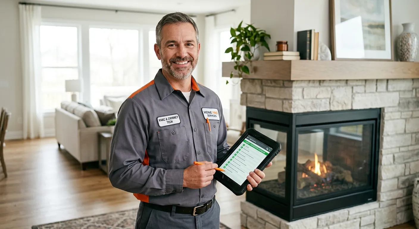 Moses HVAC & Chimney certified technician at work